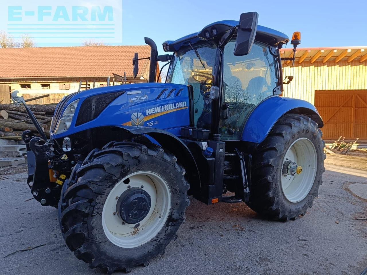 New Holland t6.145 dynamic command sidewinder ii - 장궤형 트랙터 : 사진 1 New Holland t6.145 dynamic command sidewinder ii - 장궤형 트랙터 : 사진 1