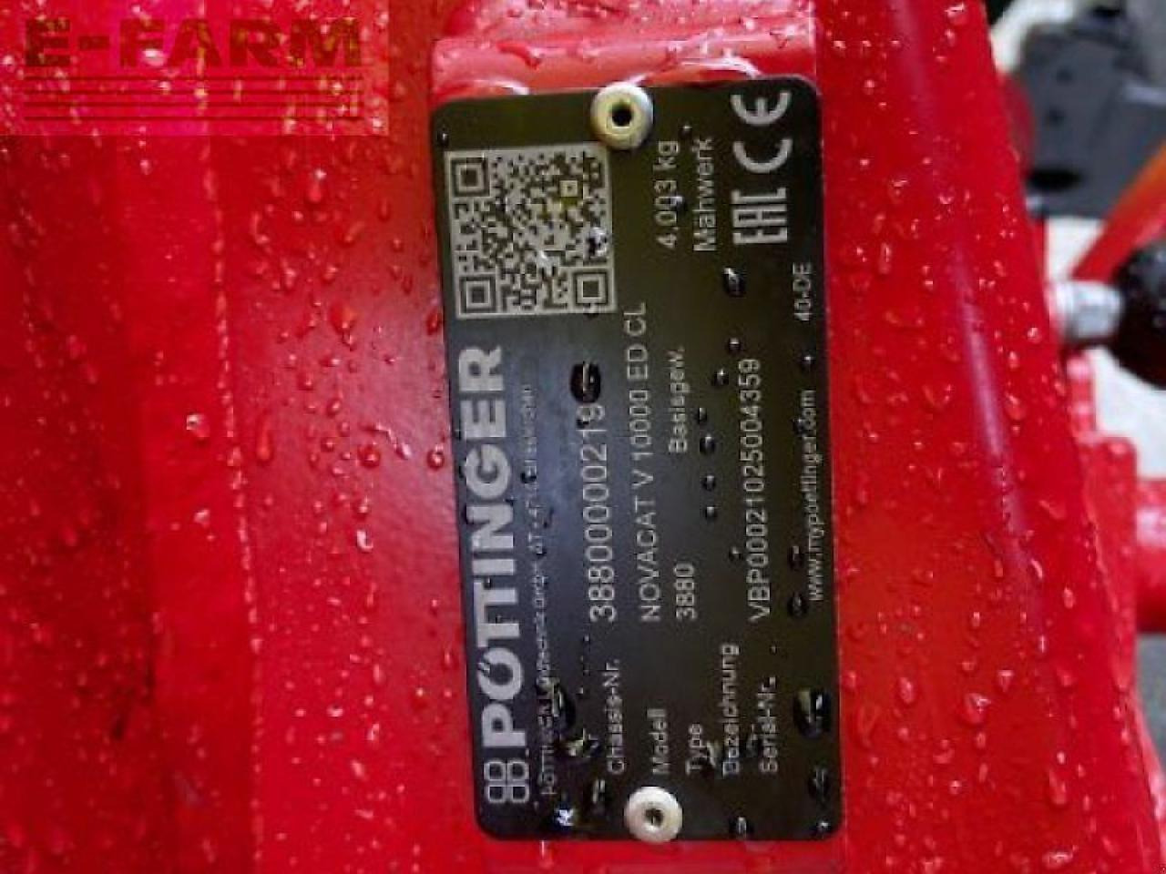 모어 Pöttinger novacat v 10000 ed collector : 사진 17 모어 Pöttinger novacat v 10000 ed collector : 사진 17