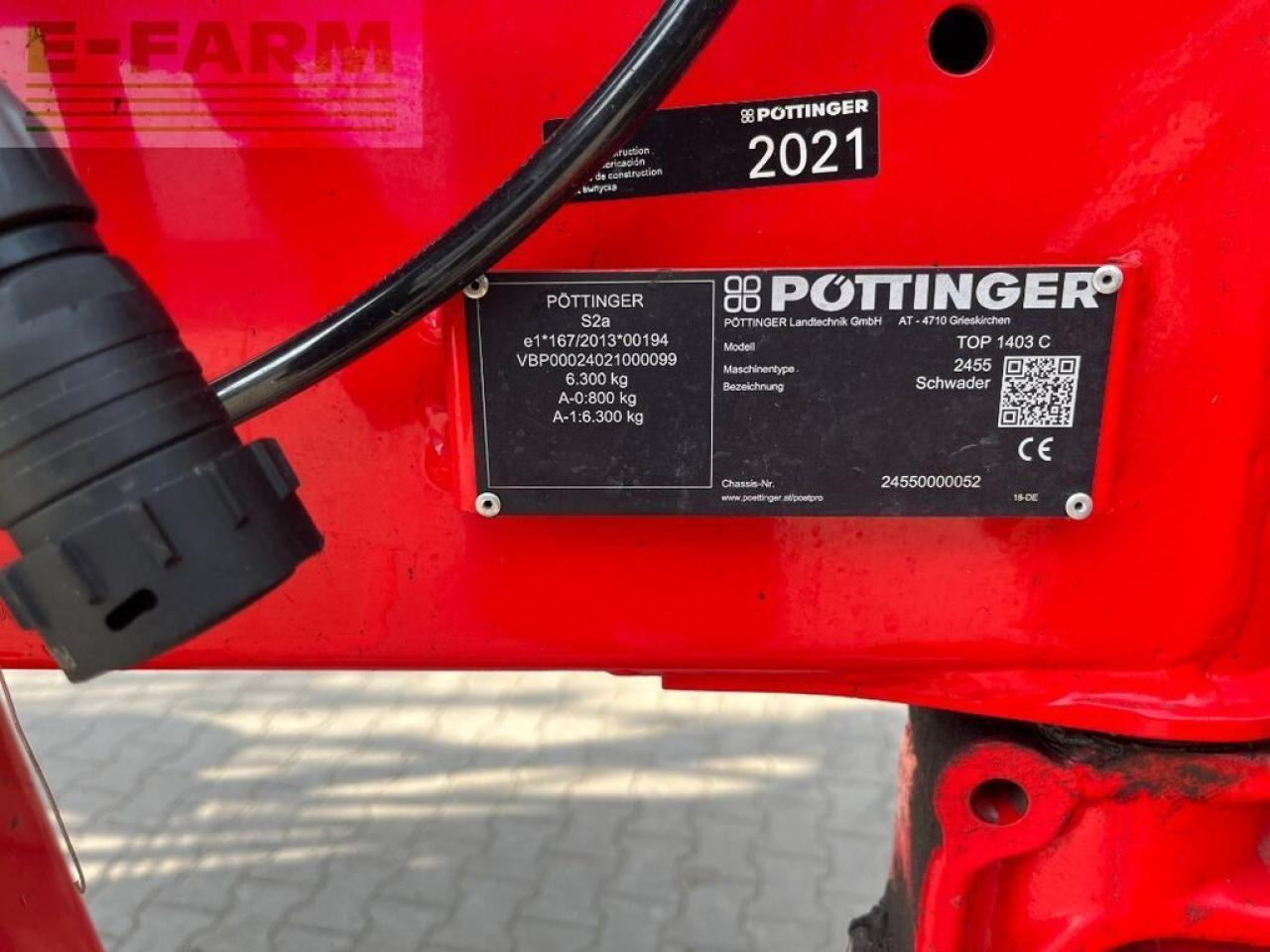 반전기/ 레이크 Pöttinger top 1403 c : 사진 20 반전기/ 레이크 Pöttinger top 1403 c : 사진 20