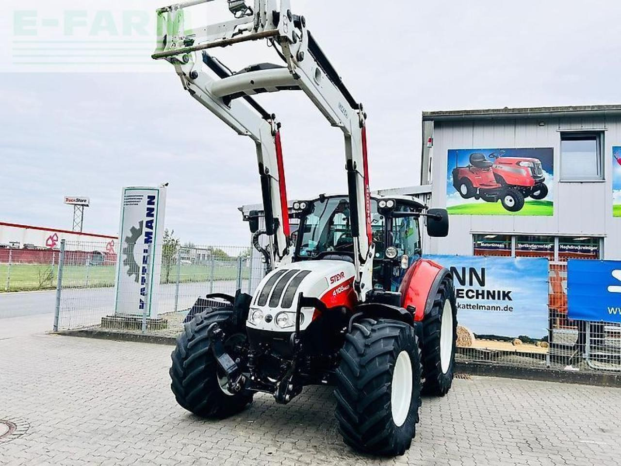 Steyr 4105 multi - 장궤형 트랙터 : 사진 1 Steyr 4105 multi - 장궤형 트랙터 : 사진 1