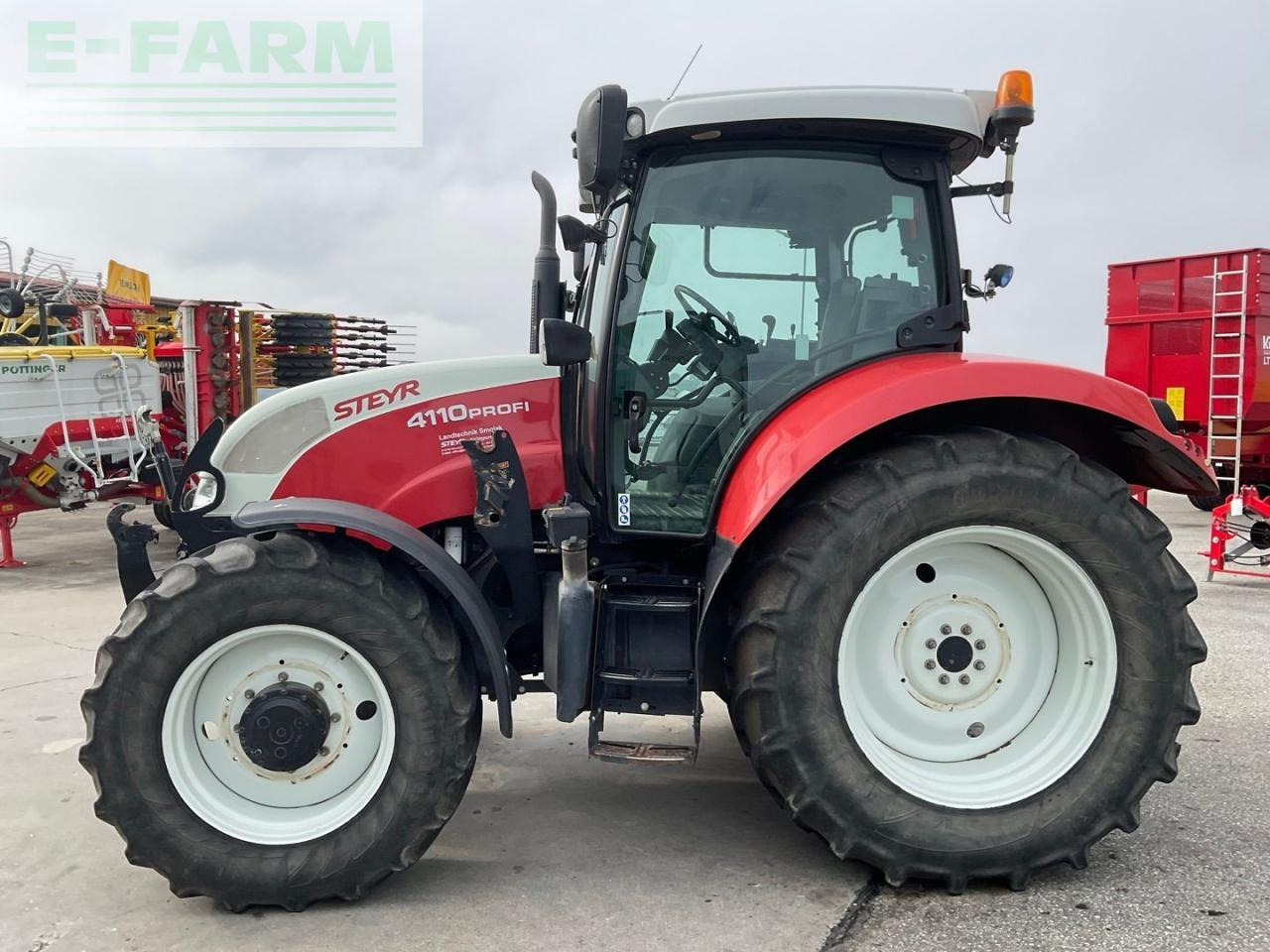Steyr 4110 Profi - 장궤형 트랙터 : 사진 2 Steyr 4110 Profi - 장궤형 트랙터 : 사진 2