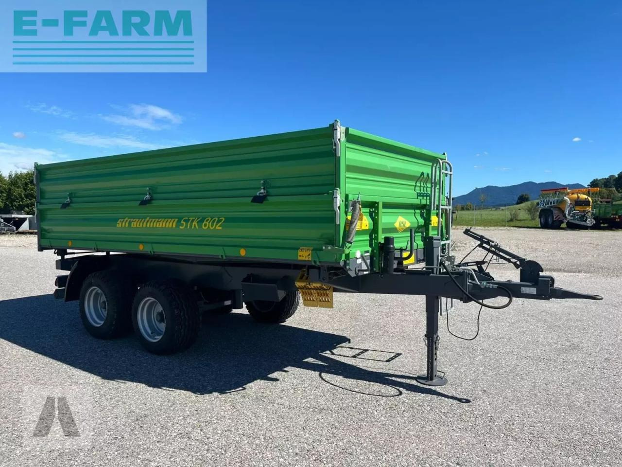 Strautmann stk 802 - 농장 티핑 트레일러/ 덤프 : 사진 3 Strautmann stk 802 - 농장 티핑 트레일러/ 덤프 : 사진 3