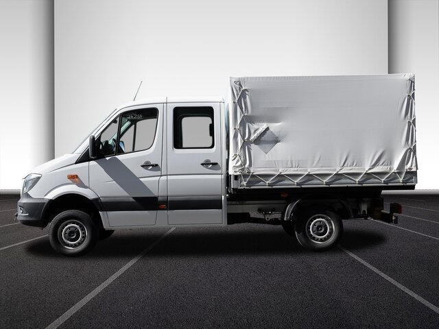 커튼 사이드 밴, 콤비 밴 MERCEDES-BENZ Sprinter 316CDI DOKA,Allrad,Klima,Standhzg. : 사진 12