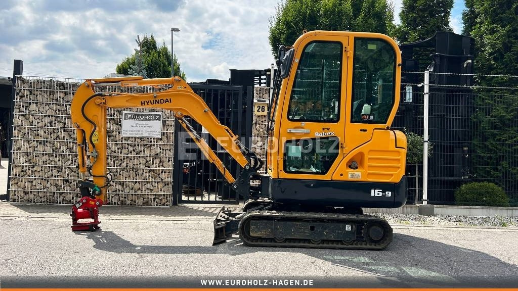 Hyundai Minibagger Robex 16.9, Powertilt, Schnellw. MS 01 - 미니 굴삭기 : 사진 1 Hyundai Minibagger Robex 16.9, Powertilt, Schnellw. MS 01 - 미니 굴삭기 : 사진 1