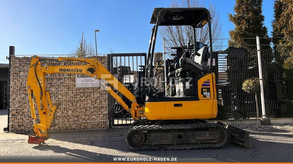 Komatsu Minibagger PC 16 R-3HS, Schnellwechsler MS01 - 미니 굴삭기 : 사진 2 Komatsu Minibagger PC 16 R-3HS, Schnellwechsler MS01 - 미니 굴삭기 : 사진 2