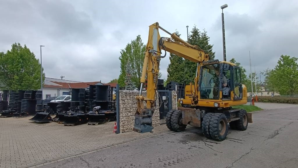 Komatsu PW 140 Mobilbagger Powertilt Schnellwechsler MS 10 - 휠 굴삭기 : 사진 4 Komatsu PW 140 Mobilbagger Powertilt Schnellwechsler MS 10 - 휠 굴삭기 : 사진 4