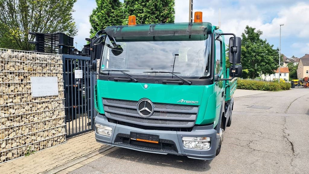 Mercedes-Benz Atego 821, 3-Seiten Meiller, Alubordwände, Kipper - 후크 리프트 트럭 : 사진 2 Mercedes-Benz Atego 821, 3-Seiten Meiller, Alubordwände, Kipper - 후크 리프트 트럭 : 사진 2