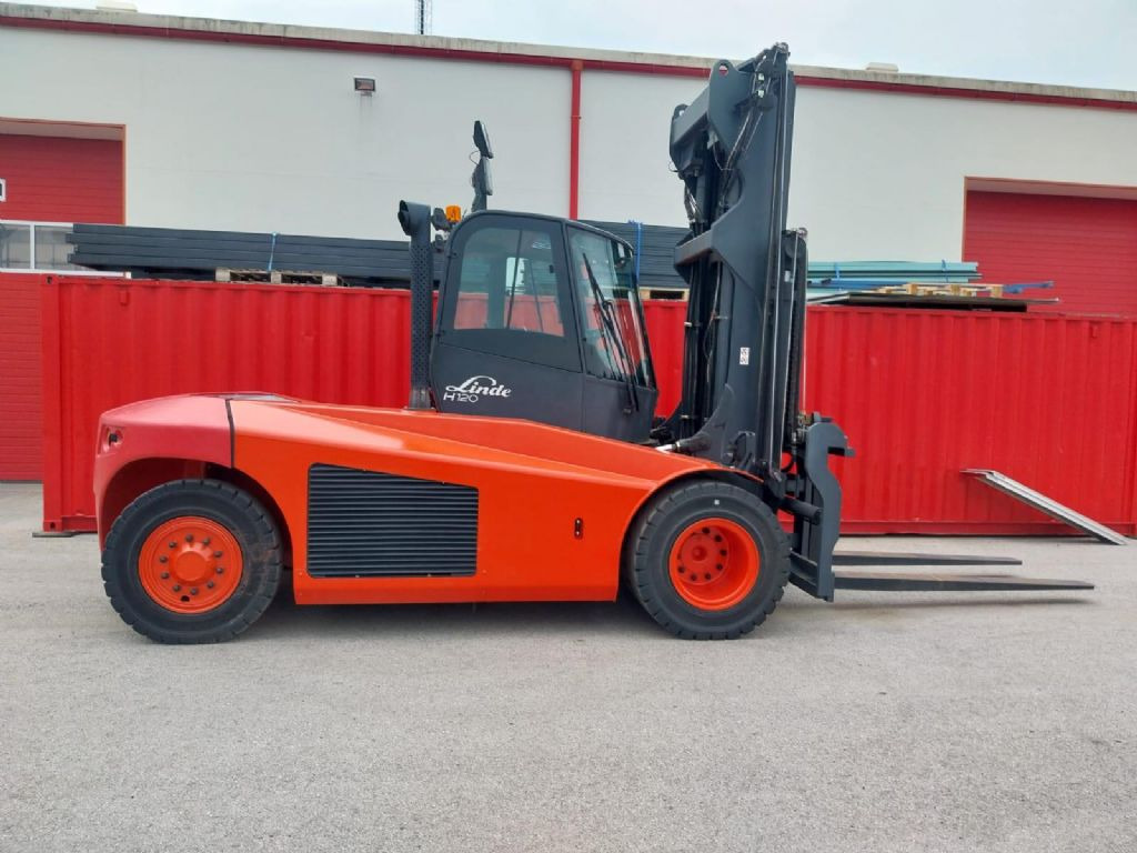 Linde H120 - 디젤 지게차 : 사진 1 Linde H120 - 디젤 지게차 : 사진 1