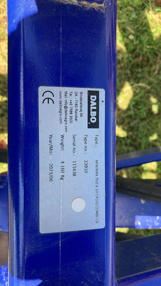 Dalbo Minimax 760 - 농장 롤러 : 사진 2 Dalbo Minimax 760 - 농장 롤러 : 사진 2