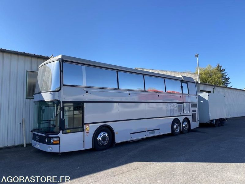 BUS VIP DOUBLE ETAGE MOTORHOMEVIP VANHOOL + REMORQUE + AUVENT DE RECEPTION - 벤딩 트럭, 버스 : 사진 1 BUS VIP DOUBLE ETAGE MOTORHOMEVIP VANHOOL + REMORQUE + AUVENT DE RECEPTION - 벤딩 트럭, 버스 : 사진 1