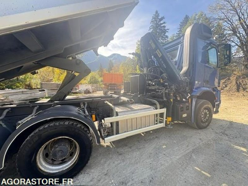 CAMION 6X4 TRI-BENNE +GRUE MERCEDES AROCS 2640 2014 190 000 KM - 트럭 : 사진 3 CAMION 6X4 TRI-BENNE +GRUE MERCEDES AROCS 2640 2014 190 000 KM - 트럭 : 사진 3