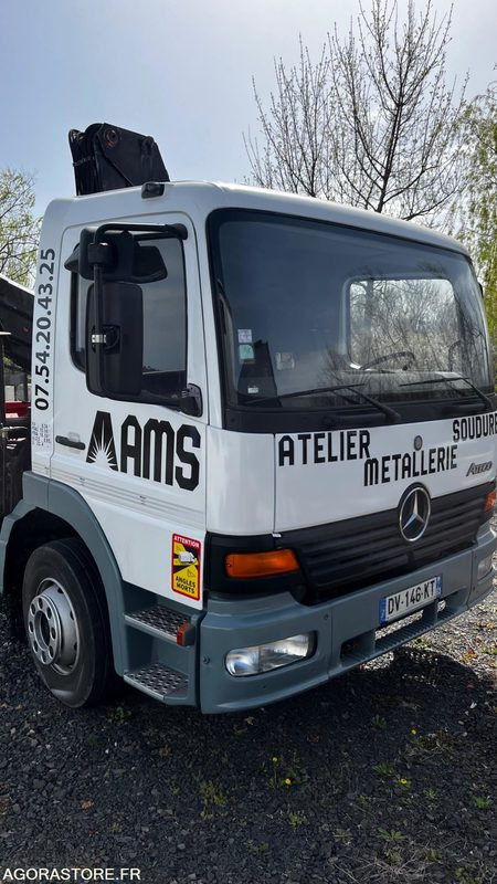 CAMION PLATEAU MERCEDES 15T - 2000 - 드롭사이드/ 플랫베드 트럭, 크레인 트럭 : 사진 2 CAMION PLATEAU MERCEDES 15T - 2000 - 드롭사이드/ 플랫베드 트럭, 크레인 트럭 : 사진 2