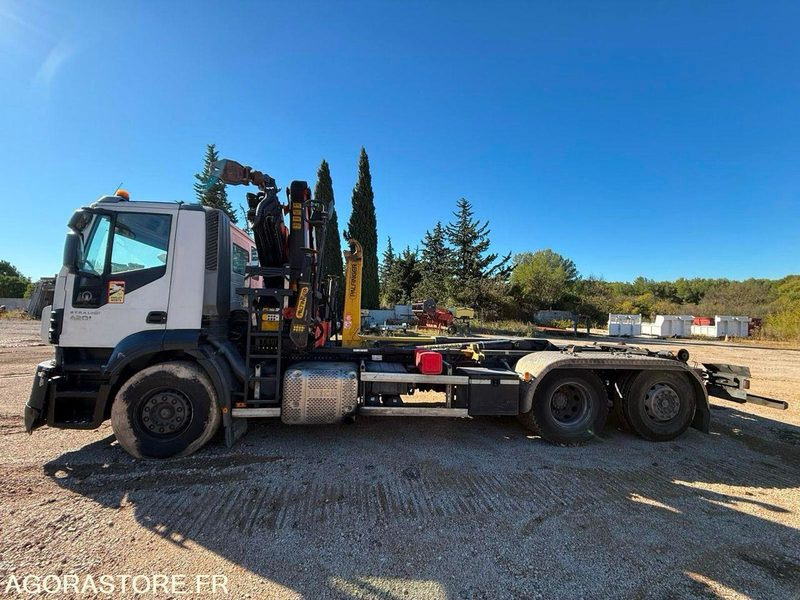 CAMION POLYBENNE GRUE IVECO MOTEUR HS - 390000km - 2014 - 후크 리프트 트럭 : 사진 2 CAMION POLYBENNE GRUE IVECO MOTEUR HS - 390000km - 2014 - 후크 리프트 트럭 : 사진 2