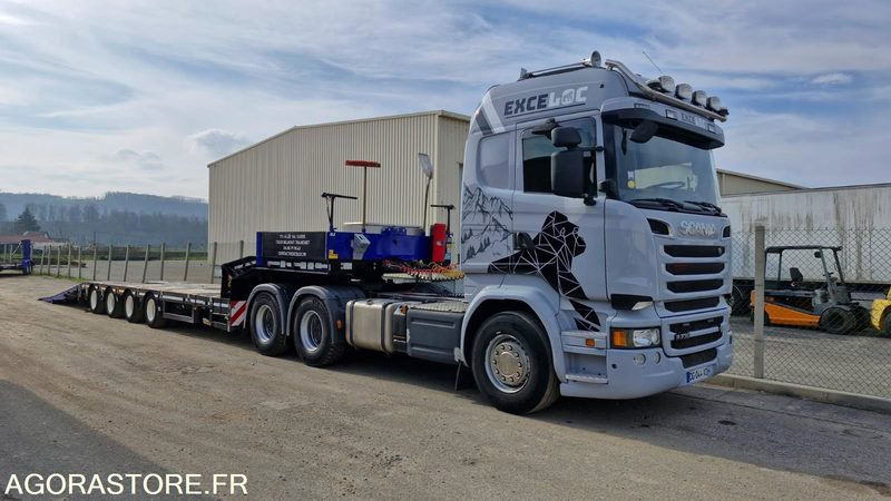CAMION TRACTEUR 6X4 SCANIA R730 V8 2014 440 000 KM PTRA 150T + PORTE ENGINS FAYM - 트랙터 유닛 : 사진 2 CAMION TRACTEUR 6X4 SCANIA R730 V8 2014 440 000 KM PTRA 150T + PORTE ENGINS FAYM - 트랙터 유닛 : 사진 2