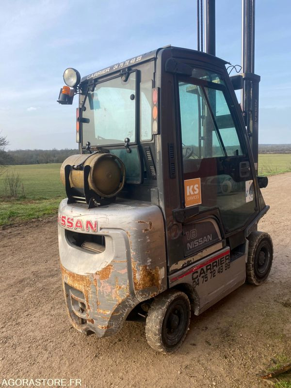 Chariot élévateur GAZ NISSAN 1.8T - LPG 지게차 : 사진 4 Chariot élévateur GAZ NISSAN 1.8T - LPG 지게차 : 사진 4