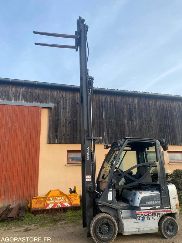 Chariot élévateur GAZ NISSAN 1.8T - LPG 지게차 : 사진 3 Chariot élévateur GAZ NISSAN 1.8T - LPG 지게차 : 사진 3