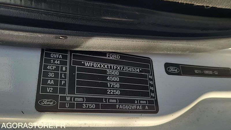 패널 밴 Ford Transit LS - 2008 - 102029kms -932AZP67 : 사진 16 패널 밴 Ford Transit LS - 2008 - 102029kms -932AZP67 : 사진 16