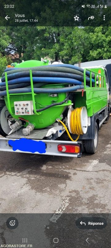 Hydrocureur Capstar 2005 270 000 km combiné - 진공 흡입 트럭 : 사진 3 Hydrocureur Capstar 2005 270 000 km combiné - 진공 흡입 트럭 : 사진 3