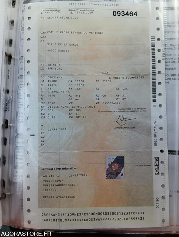 IVECO BUS CROSSWAY N°093464 - 스쿨버스 : 사진 4 IVECO BUS CROSSWAY N°093464 - 스쿨버스 : 사진 4