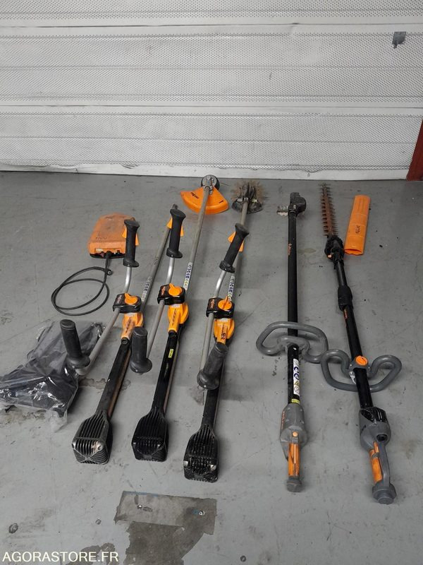 Lot matériel Pellenc (DB1457+DB670+DEBELE-18-0019+EL1116+TH1130+AC481) - 정원 장비 : 사진 1 Lot matériel Pellenc (DB1457+DB670+DEBELE-18-0019+EL1116+TH1130+AC481) - 정원 장비 : 사진 1