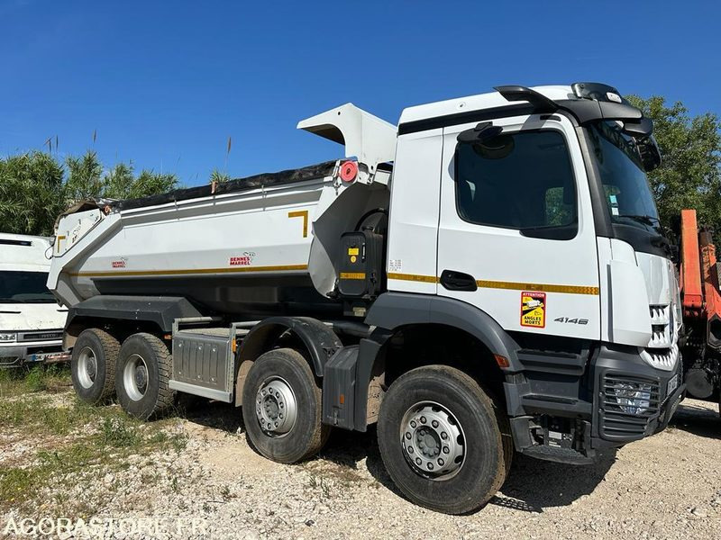 MERCEDES AROCS 4146, BENNE ARRIERE MARREL, BOÎTE AUTO - 48220KM - 2021 - 트럭 : 사진 1 MERCEDES AROCS 4146, BENNE ARRIERE MARREL, BOÎTE AUTO - 48220KM - 2021 - 트럭 : 사진 1