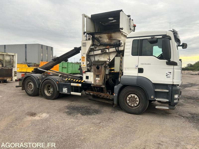 Man compacteur polybenne - 2011 - 325 000km - 쓰레기차 : 사진 1 Man compacteur polybenne - 2011 - 325 000km - 쓰레기차 : 사진 1