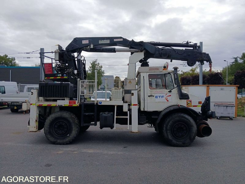 Mercedes-Benz Unimog Rail/Route benne grue - 1989/ 66131KM - 트럭 : 사진 4 Mercedes-Benz Unimog Rail/Route benne grue - 1989/ 66131KM - 트럭 : 사진 4