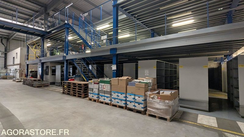 Mezzanine métallique 2 niveaux - 도구/ 장비 : 사진 1 Mezzanine métallique 2 niveaux - 도구/ 장비 : 사진 1