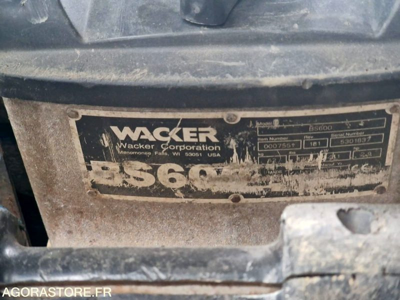 PILONNEUSE VIBRANTE WACKER BS600 ESSENCE 2,9CV - 기타 기계 : 사진 3 PILONNEUSE VIBRANTE WACKER BS600 ESSENCE 2,9CV - 기타 기계 : 사진 3
