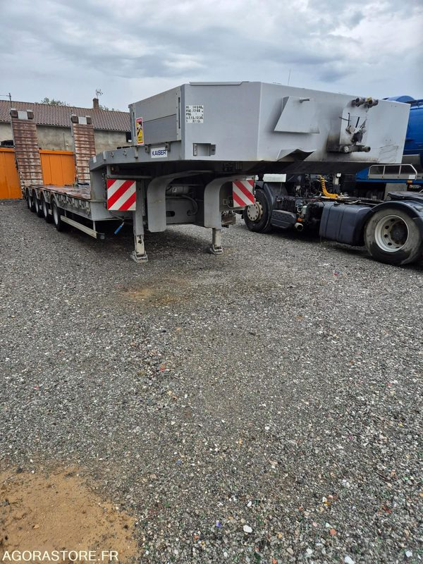 저하대 트레일러 Porte engins 4 essieux : 사진 12