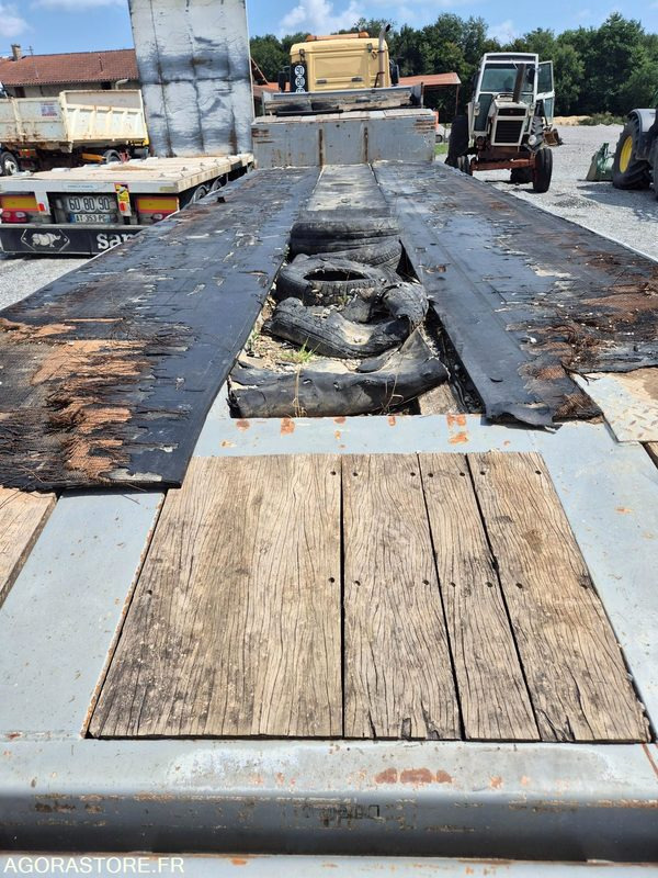 저하대 트레일러 Porte engins 4 essieux : 사진 6