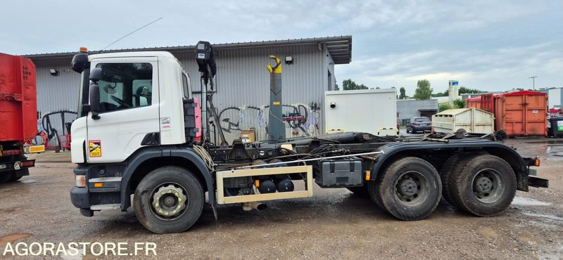 R51889 - PORTEUR AMPLIROLL SCANIA P360 de 2010 - 6x4 - BRAS DALBY - 515859 km - 후크 리프트 트럭 : 사진 3 R51889 - PORTEUR AMPLIROLL SCANIA P360 de 2010 - 6x4 - BRAS DALBY - 515859 km - 후크 리프트 트럭 : 사진 3