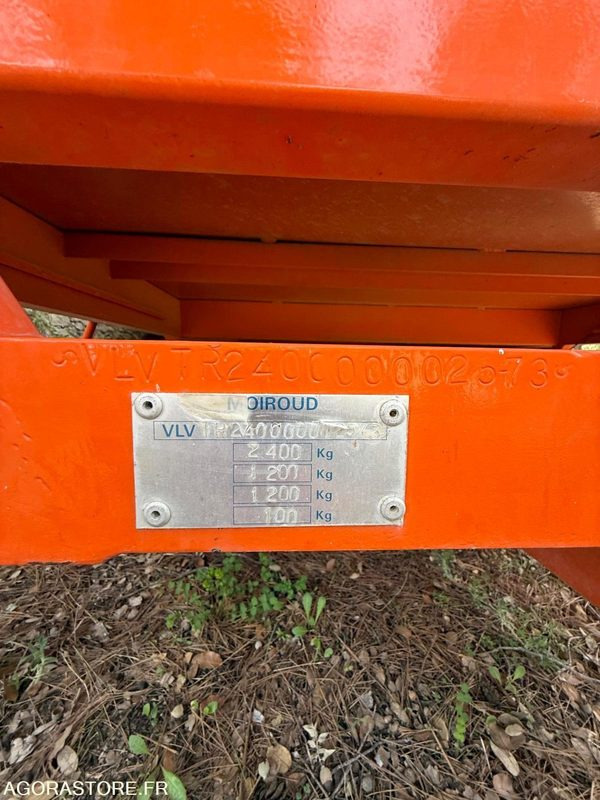 REMORQUE MOIROUD - 트레일러 : 사진 2 REMORQUE MOIROUD - 트레일러 : 사진 2