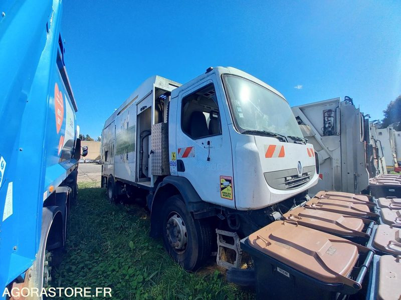RENAULT 19T/LAVEUSE BACS - DT297FW - 2009 / 280 826 KM - 쓰레기차 : 사진 1 RENAULT 19T/LAVEUSE BACS - DT297FW - 2009 / 280 826 KM - 쓰레기차 : 사진 1