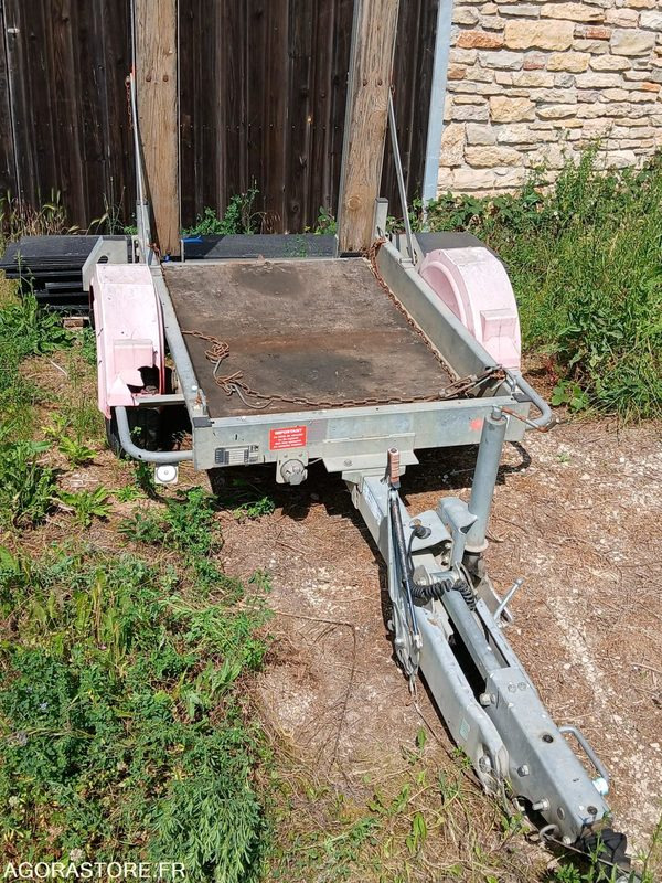 Remorque PORTE ROULEAU HUBIERE - 플랜트 트레일러 : 사진 1 Remorque PORTE ROULEAU HUBIERE - 플랜트 트레일러 : 사진 1