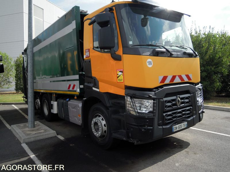 Renault 6x2 Gamme C équipé d'une benne OM SEMAT Série 14000 - 쓰레기차 : 사진 1 Renault 6x2 Gamme C équipé d'une benne OM SEMAT Série 14000 - 쓰레기차 : 사진 1
