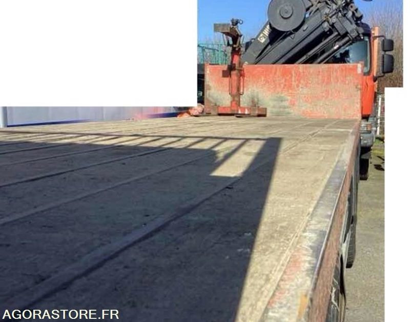Renault Kerax 430 DXI plateau grue 8X4-2012 - 트럭 : 사진 2 Renault Kerax 430 DXI plateau grue 8X4-2012 - 트럭 : 사진 2