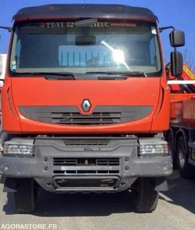 Renault Kerax 430 DXI plateau grue 8X4-2012 - 트럭 : 사진 3 Renault Kerax 430 DXI plateau grue 8X4-2012 - 트럭 : 사진 3