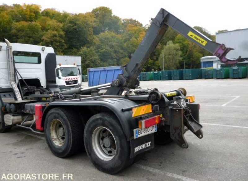 Renault Kerax 6x4 370DCI bras de dépose Marrel 16000kgs 521550 kms 2003 - 후크 리프트 트럭, 크레인 트럭 : 사진 3 Renault Kerax 6x4 370DCI bras de dépose Marrel 16000kgs 521550 kms 2003 - 후크 리프트 트럭, 크레인 트럭 : 사진 3