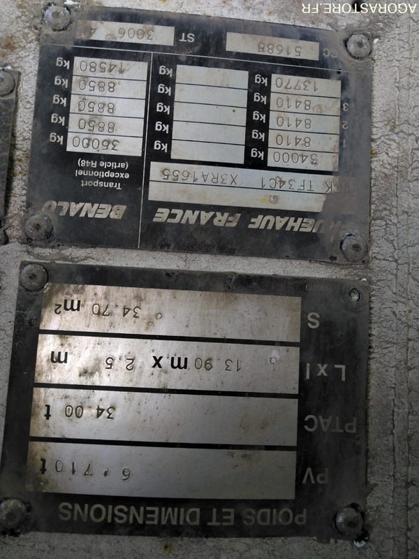 SEMI-REMORQUE TAUTLINER 3 ESSIEUX FC-892-RA - 세미 트레일러 : 사진 2 SEMI-REMORQUE TAUTLINER 3 ESSIEUX FC-892-RA - 세미 트레일러 : 사진 2