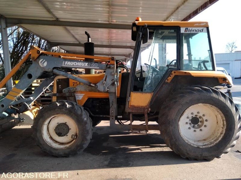 TRACTEUR CHARGEUR RENAULT 754 - 70 CV - 장궤형 트랙터 : 사진 1 TRACTEUR CHARGEUR RENAULT 754 - 70 CV - 장궤형 트랙터 : 사진 1