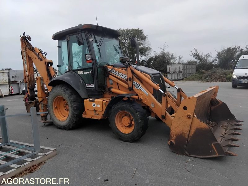 Tractopelle Case 580SR-4PT - 백호 로더 : 사진 1 Tractopelle Case 580SR-4PT - 백호 로더 : 사진 1