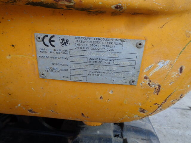 미니 굴삭기 JCB 8018 : 사진 28