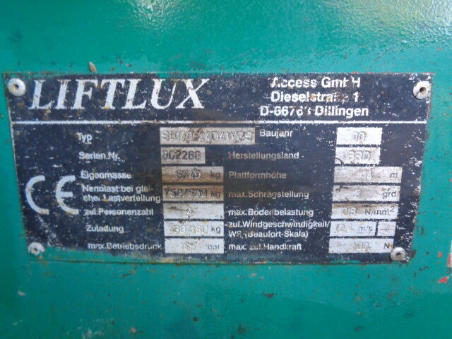 시저 리프트 Liftlux SL140-24 : 사진 11