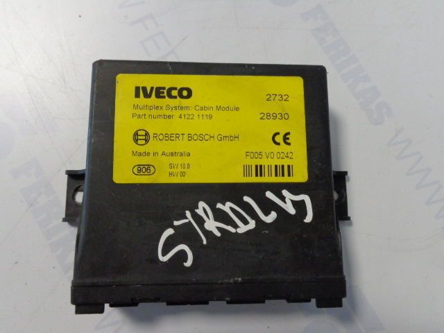 Iveco Multiplex System:Cabin Module ROBERT BOSCH GmbH - ECU 트럭 용 : 사진 1 Iveco Multiplex System:Cabin Module ROBERT BOSCH GmbH - ECU 트럭 용 : 사진 1