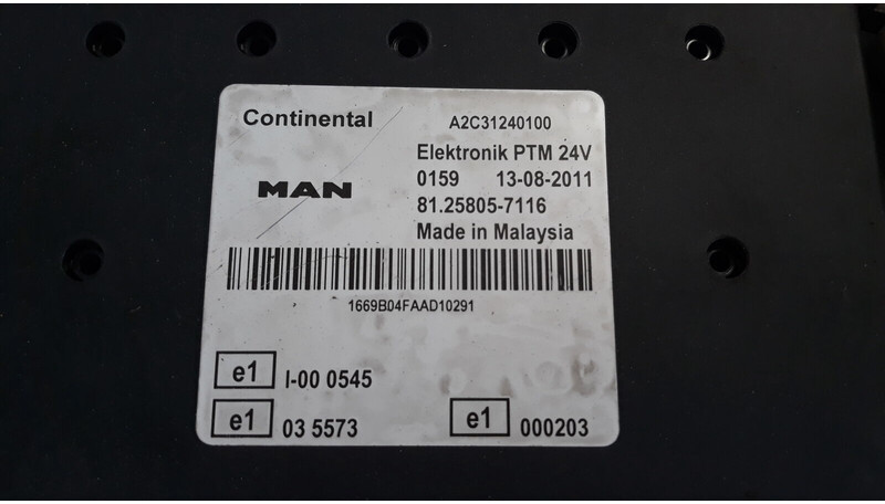 MAN D2676 EURO 5 ECU set - ECU 트럭 용 : 사진 4 MAN D2676 EURO 5 ECU set - ECU 트럭 용 : 사진 4