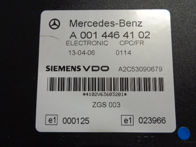 Mercedes-Benz CPC/FR 0024464002, 0014464102, 0024460102, 0014461302, 001446190 - ECU 트럭 용 : 사진 4 Mercedes-Benz CPC/FR 0024464002, 0014464102, 0024460102, 0014461302, 001446190 - ECU 트럭 용 : 사진 4