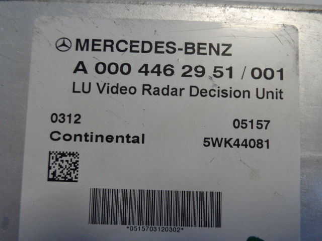 Mercedes-Benz LU video radar decision unit 0004462951 fully working "WORLDWIDE - ECU 트럭 용 : 사진 3 Mercedes-Benz LU video radar decision unit 0004462951 fully working "WORLDWIDE - ECU 트럭 용 : 사진 3