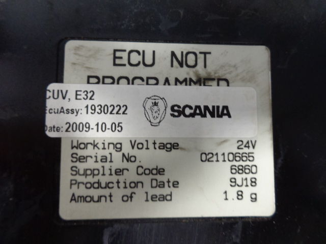 Scania CUV E32 - ECU 트럭 용 : 사진 2 Scania CUV E32 - ECU 트럭 용 : 사진 2