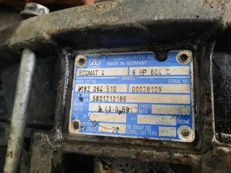 Iveco ZF 6HP604C Cursor 8. 6HP594C - 기어박스 : 사진 5 Iveco ZF 6HP604C Cursor 8. 6HP594C - 기어박스 : 사진 5
